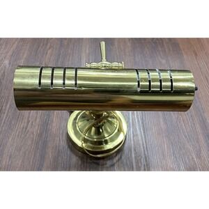 Retro Gold Tone Desk Piano Adjustable Bankers Table Office Lamp Gold BLH